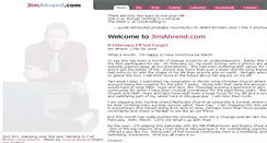 Desktop Screenshot of jimahrend.com